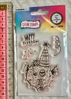 Stempels happy birthday nw, Ophalen of Verzenden, Nieuw, Clearstamp