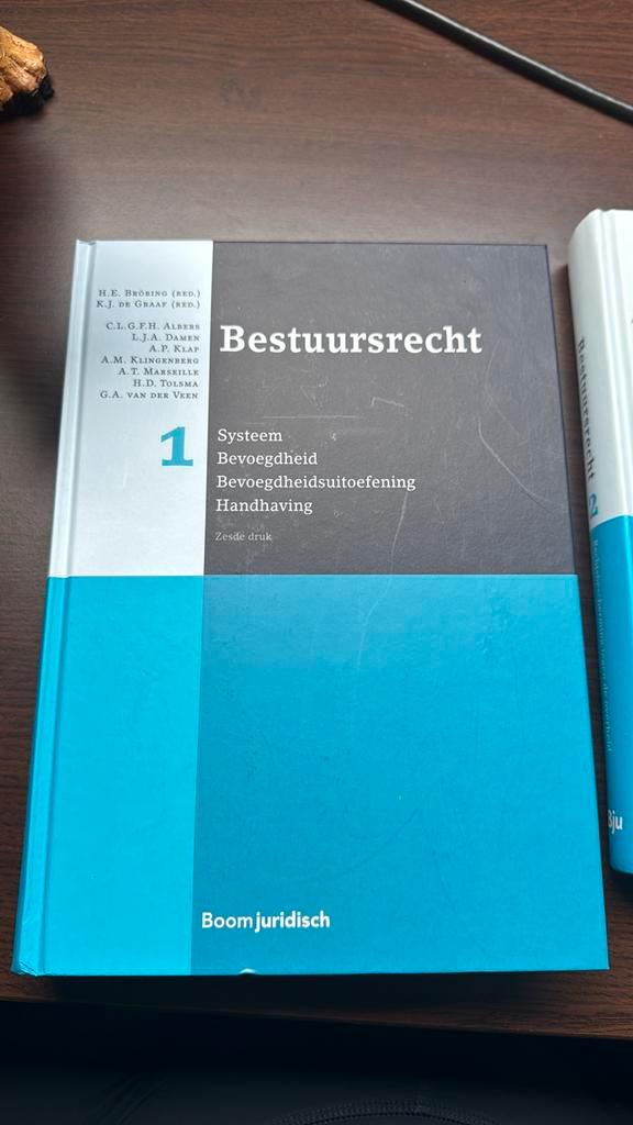 1 Systeem; bevoegdheid; bevoegdheidsuitoefening; handhaving, Boeken, Wetenschap, Zo goed als nieuw, Ophalen of Verzenden