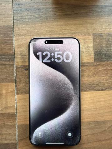 iPhone 15 Pro Max 256GB Natural Titanium - Topstaat! beschikbaar voor biedingen