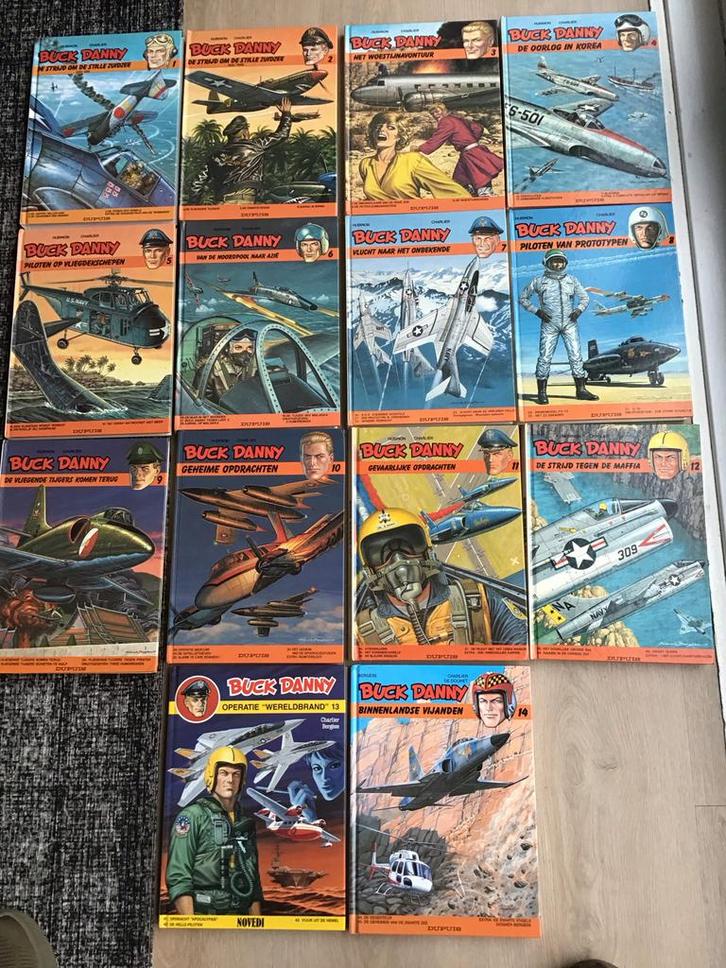 Buck Danny Stripboeken Hardcover Omnibussen no 1 t/m 14, Boeken, Stripboeken, Gelezen, Meerdere stripboeken, Ophalen of Verzenden