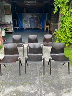 Thur op seat 6 stoelen, Gebruikt, Bruin, Vintage, Ophalen of Verzenden