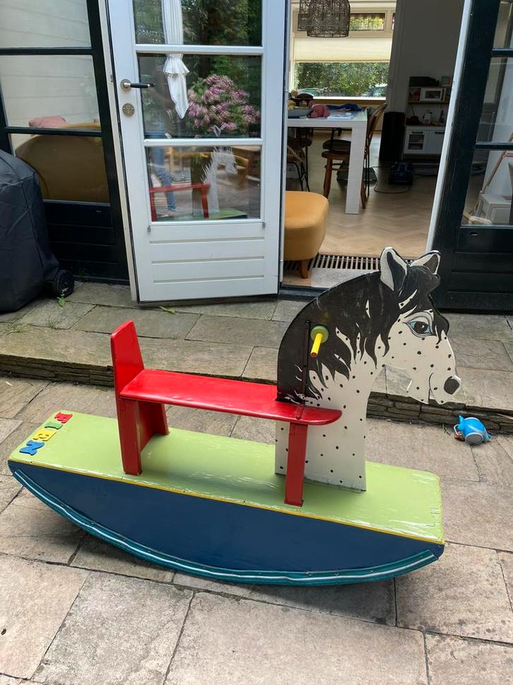 Antiek (gerenoveerd) hobbelpaard in zeer goede staat, Kinderen en Baby's, Speelgoed | Hobbelfiguren, Zo goed als nieuw, Ophalen