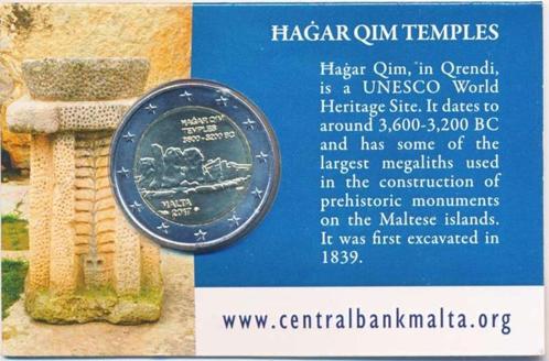 Malta 2 euro 2017 in Coincard, Postzegels en Munten, Munten | Europa | Euromunten, Losse munt, 2 euro, Malta, Ophalen of Verzenden