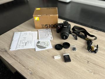 Nikon D5100 DSLR Camera + Compleet pakket! beschikbaar voor biedingen