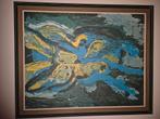 Oleografie op linnen Karel Appel, Antiek en Kunst, Ophalen of Verzenden