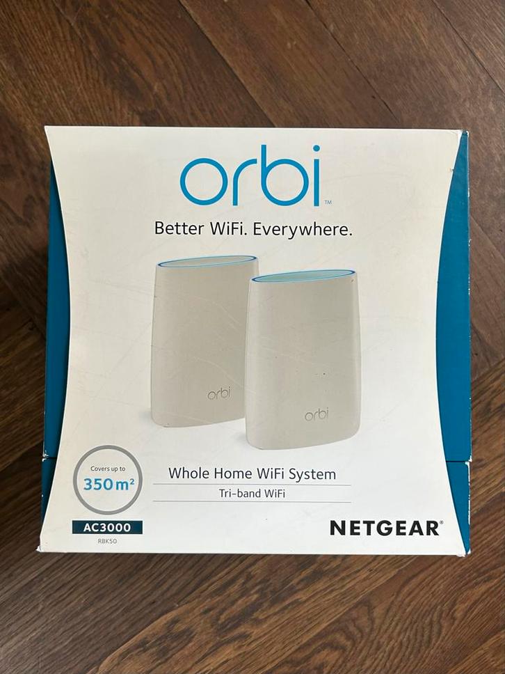 Orbi WiFi Systeem AC3000 - Netgear, Computers en Software, Accesspoints, Gebruikt, Ophalen of Verzenden