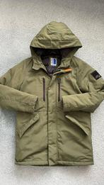 Jongens winterjas, mt 164,zgan, legergroen/kaki, Ophalen, Zo goed als nieuw, Jongen, Jas