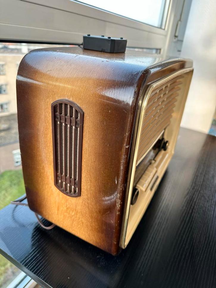 Oude Radio met Bluetooth Adapter, Audio, Tv en Foto, Radio's, Gebruikt, Radio, Ophalen