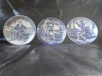Mini bordjes 'Dranksoorten', Royal Sphinx & Boch (3 stuks), Antiek en Kunst, Antiek | Servies los, Ophalen of Verzenden