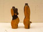 2 houten man en vrouwlijke lichaam 36712, Verzamelen, Beelden en Beeldjes, Ophalen of Verzenden, Gebruikt, Mens