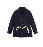Petit Bateau blauw safari jasje blazer XS, Ophalen of Verzenden, Zo goed als nieuw, Maat 34 (XS) of kleiner, Blauw