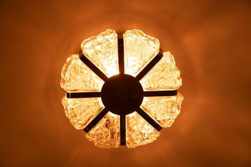 Space age glazen wandlamp chroom Glashütte Limburg ceiling, Huis en Inrichting, Lampen | Wandlampen, Gebruikt, Glas, Metaal, Ophalen of Verzenden