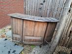 Leuke teak houten bar, Tuin en Terras, Ophalen, Gebruikt