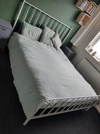 IJzeren spijlen bed 160 x 200, Ophalen, Gebruikt, Tweepersoons, Metaal