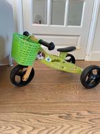 My first bike loopfiets groen met mandje, Kinderen en Baby's, Speelgoed | Buiten | Voertuigen en Loopfietsen, Gebruikt, Ophalen of Verzenden