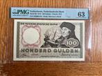 100 Gulden 1953 Pick# 88 PMG 63, Ophalen of Verzenden, 100 gulden