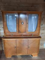 Mooie vintage keukenkast, Huis en Inrichting, Keuken | Keukenelementen, Ophalen, Gebruikt, 100 tot 150 cm, Bruin