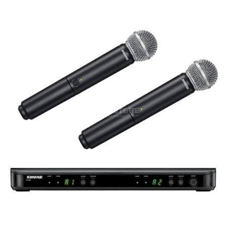 Shure BLX288-SM58 Dubbel draadloos microfoonsysteem, Muziek en Instrumenten, Microfoons, Nieuw, Zangmicrofoon, Draadloos, Ophalen of Verzenden