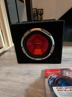 Auto subwoofer incl kabelset nieuw, Ophalen of Verzenden, Zo goed als nieuw