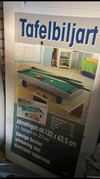 NIEUW In doos Tafelbiljart, Sport en Fitness, Ophalen, Nieuw, Keu of Ballen