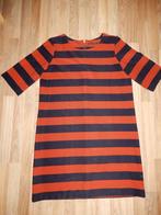 ZGAN Steps jurk navy / steenrood mt XXL, Overige kleuren, Verzenden, Jurk, Zo goed als nieuw