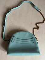 SMAAK AMSTERDAM tas mint/goud leren tasje + lang hengsel, Sieraden, Tassen en Uiterlijk, Tassen | Damestassen, Ophalen of Verzenden