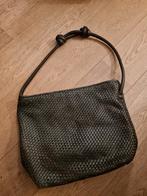 Fred de la Bretoniere Groene Leren Schoudertas, Ophalen of Verzenden, Zo goed als nieuw, Groen, Schoudertasje