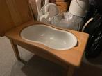 Vintage babytafel met waskom, Ophalen of Verzenden