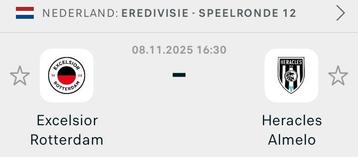 Excelsior Rotterdam - Heracles Almelo tickets beschikbaar voor biedingen