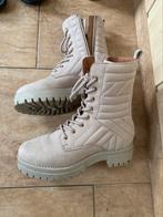 Beige laarsjes maat 38, Beige, Lage of Enkellaarzen, Ophalen of Verzenden, Gedragen
