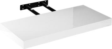 Muurplank zwevend - Draagvermogen 10 kg - MDF - Staal beschikbaar voor biedingen