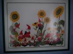 Geborduurd schilderij, Minder dan 50 cm, Ophalen of Verzenden, Zo goed als nieuw, Schilderij