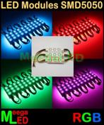 LED RGB module SMD 5050 - 3 LED - IP54, Nieuw, LEDverlichting, Ophalen of Verzenden, LEDmodule