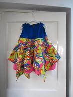 Fleurige Gekleurd Jurk Met Kuikenmasker 116, Ophalen of Verzenden, Gebruikt, 110 t/m 116, Meisje