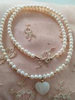 Cultive parels met gouden bolletjes en gouden slotje, Sieraden, Tassen en Uiterlijk, Kettingen, Met hanger, Ophalen of Verzenden