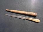 Kunst , antiek , hand arbeid , met schede , L = 46,5 cm, Ophalen of Verzenden