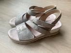 Gouden Gabor sandalen maat 7,5 (41), Overige kleuren, Gabor, Gedragen, Sandalen of Muiltjes