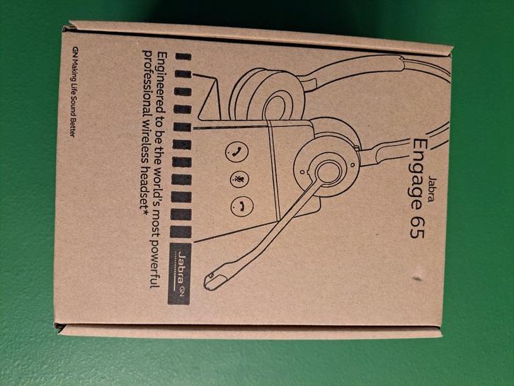 Jabra Engage 65 Draadloze Headset - Zo goed als nieuw!, Audio, Tv en Foto, Koptelefoons, Nieuw, Op oor (supra aural), Beats, Draadloos