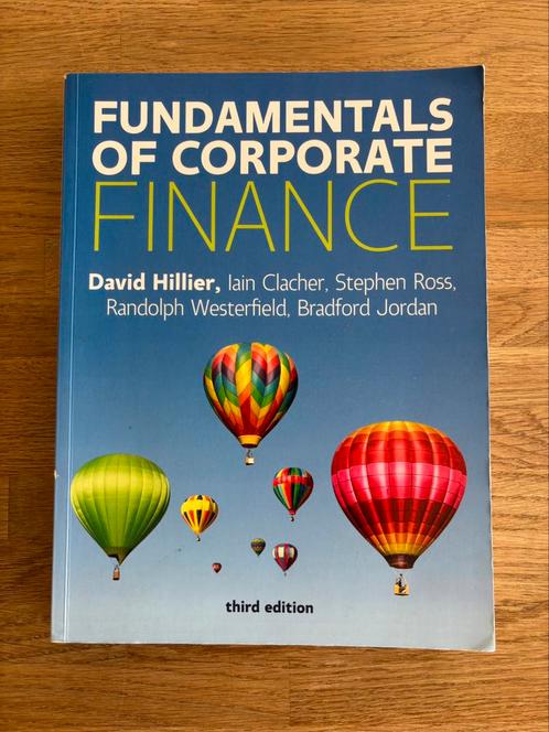 Fundamentals of Corporate Finance, Boeken, Studieboeken en Cursussen, Zo goed als nieuw, WO, Beta, Ophalen of Verzenden