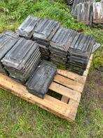 Oude Dakpannen  GTT, Doe-het-zelf en Verbouw, Dakpannen en Dakbedekking, Gebruikt, Steen of Klei, Zwart, Ophalen of Verzenden