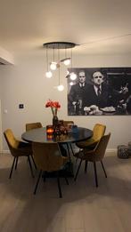 Coco Maison hanglamp pendant Jonah Glas, metaal, zwart goud., Ophalen, Zo goed als nieuw, Metaal, 50 tot 75 cm
