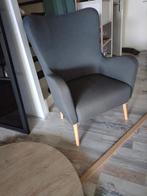 MOOIE FAUTEUIL van jysk zgan GRIJS, Ophalen, Zo goed als nieuw, 75 tot 100 cm, 50 tot 75 cm