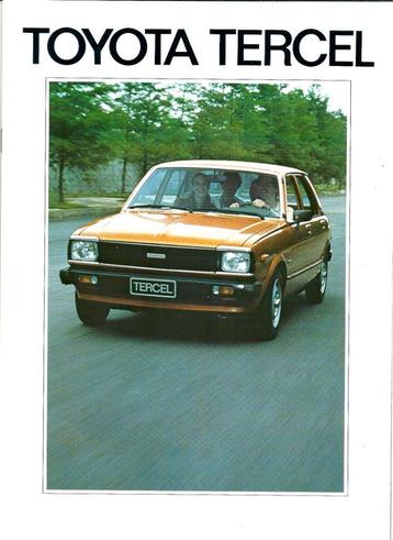 Folder Toyota Tercel 1979 beschikbaar voor biedingen