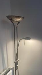 Vloerlamp staal staand dimbaar, Ophalen, Zo goed als nieuw, Metaal, Modern