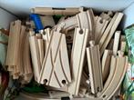 Trein met rails van hout zgan treinrails, Kinderen en Baby's, Speelgoed | Houten speelgoed, Ophalen, Zo goed als nieuw