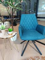Stoel George Petrol bleu. ACTIE: VAN € 149,- NU € 79,- !!, Blauw, Metaal, Nieuw, Ophalen of Verzenden