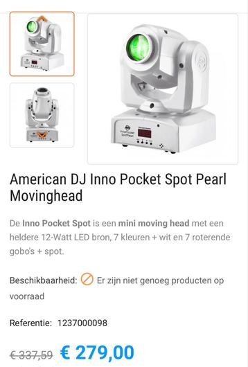Pearl moving head beschikbaar voor biedingen