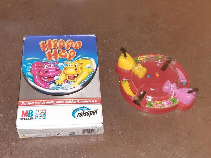 Hippo hap reis spel MB 2008 uitmuntende staat, Hobby en Vrije tijd, Gezelschapsspellen | Bordspellen, Zo goed als nieuw, Ophalen of Verzenden