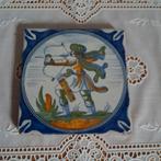 Antieke  tegel saraceense  krijger, Ophalen of Verzenden