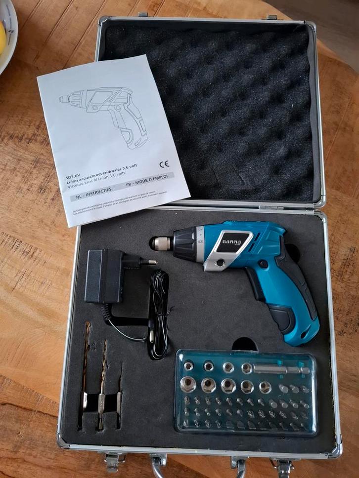Gamma Accu Schroevendraaier 3.6V - Zo Goed Als Nieuw!, Doe-het-zelf en Verbouw, Gereedschap | Boormachines, Zo goed als nieuw